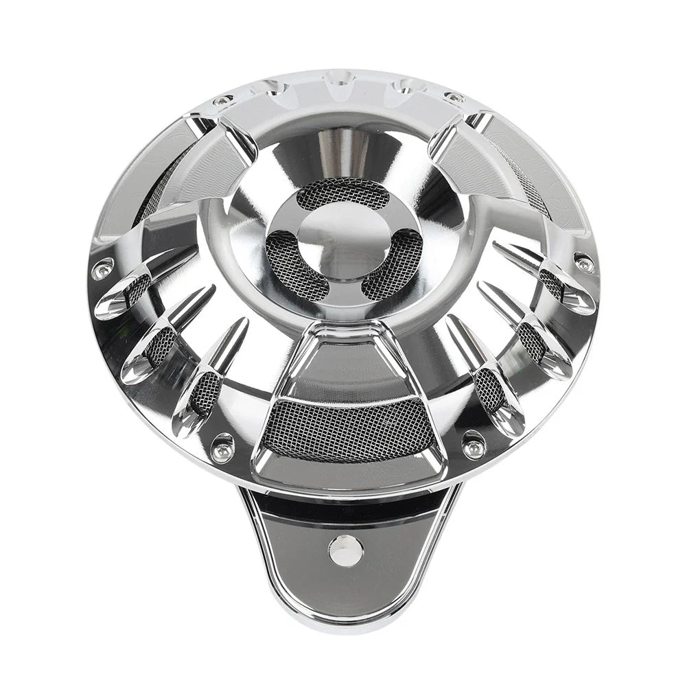 110dB Horn Speaker Cover Chrome for Harley Touring Glide Big Twin (1991-2023)