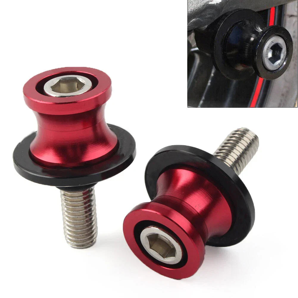 8MM Swingarm Spools Slider Screws for KAWASAKI ZX6R (2012-2021) Red CNC