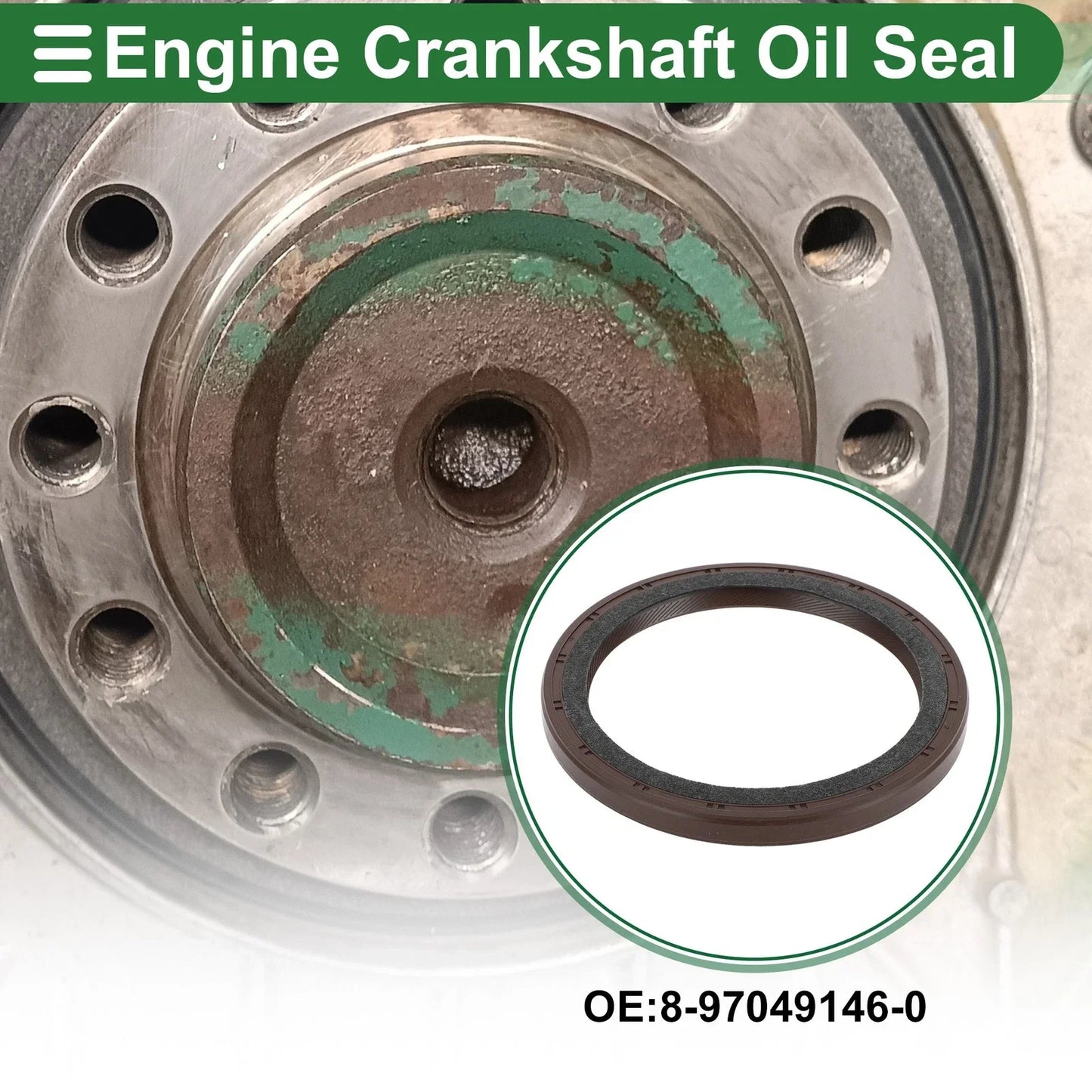 Rear Crankshaft Oil Seal for ISUZU (8-97049146-0) (2000-2023)