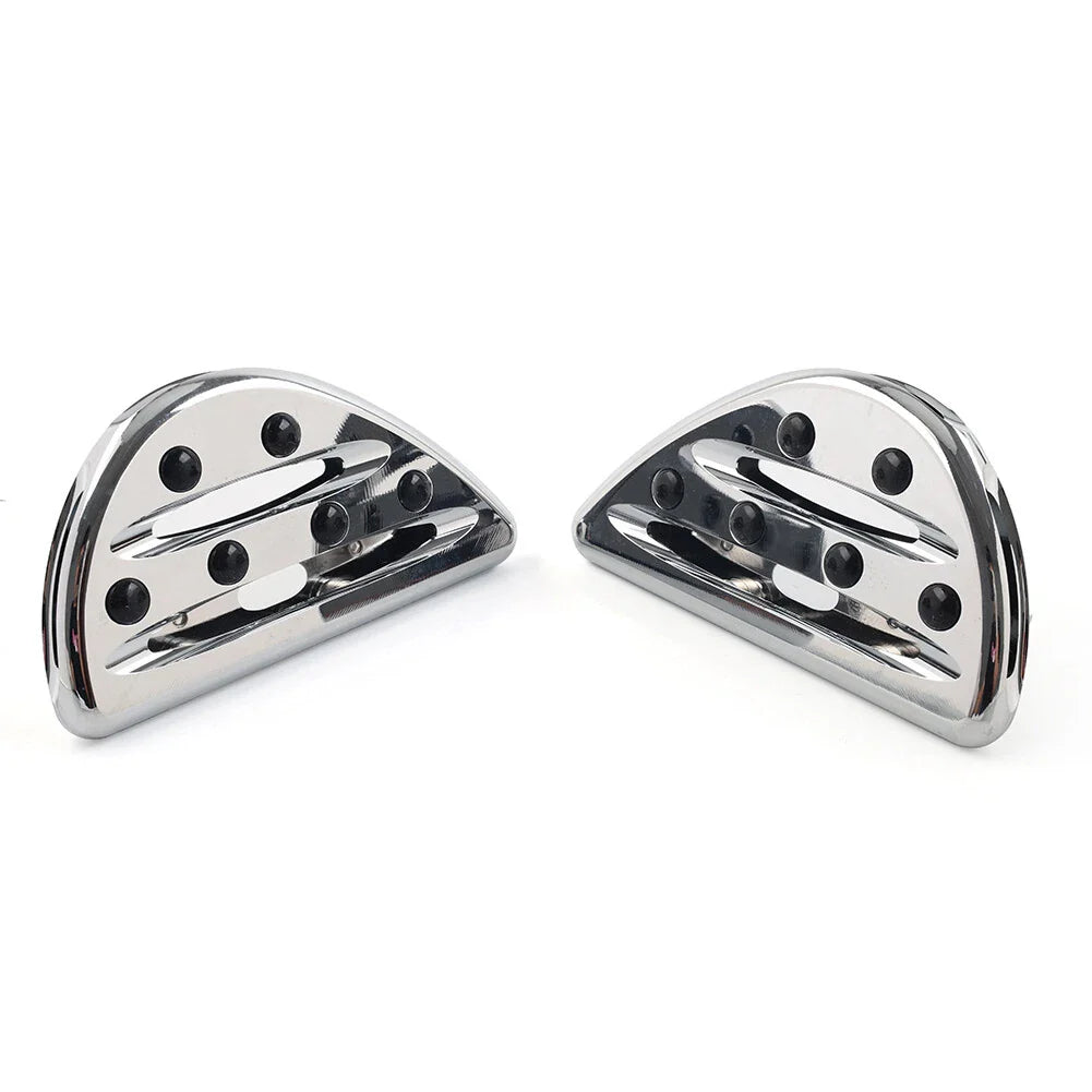 Chrome Rear Passenger Floorboard Foot Pegs for Harley Touring (1993-2023)