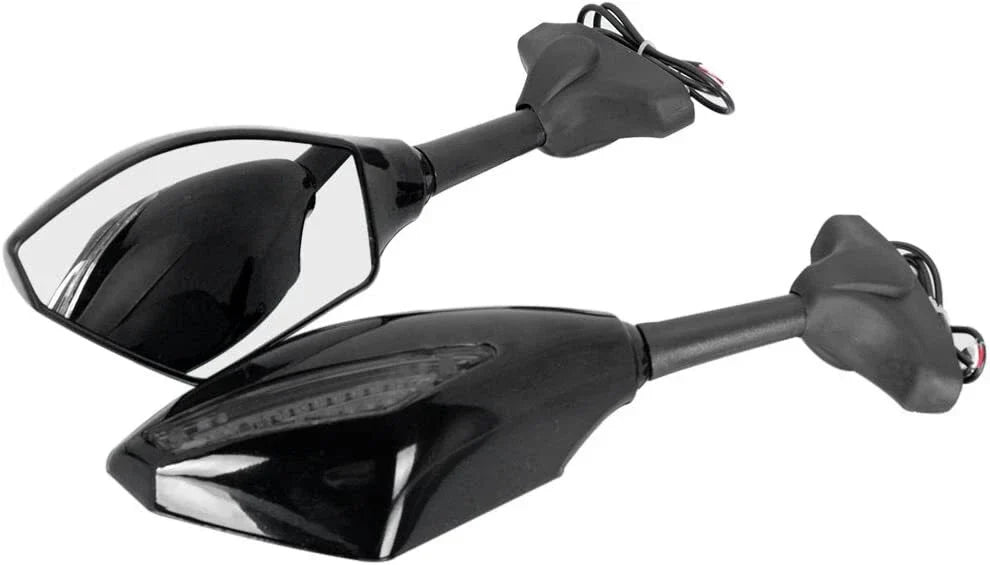 LED Turn Signal Rear View Mirrors for Yamaha YZF R6 R3 R1 (2006-2023)