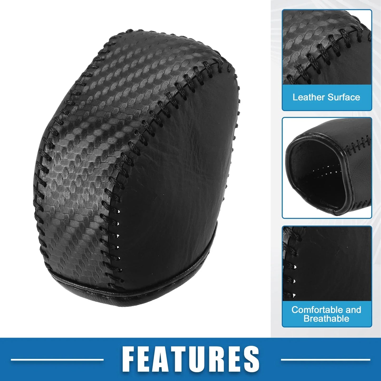 Gear Shift Lever Cover for Lexus NX 250 2022-2023 Carbon Fiber Black