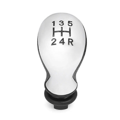 Silver 5 Speed Gear Shift Knob for Citroen C5, Xsara Picasso (2001-2008)