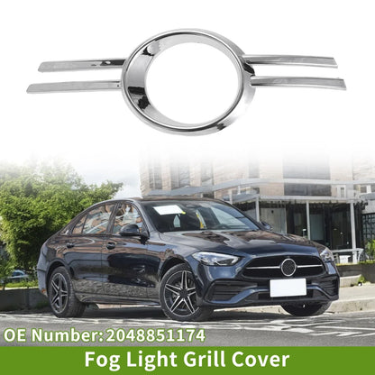 Front Left Fog Light Grill for Mercedes-Benz C-Class (2007-2011)