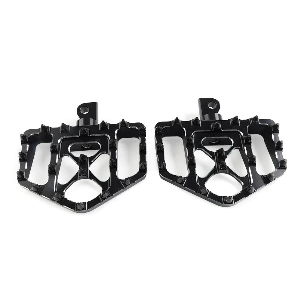 Wide Red Foot Pegs for Harley Touring Sportster Softail Dyna