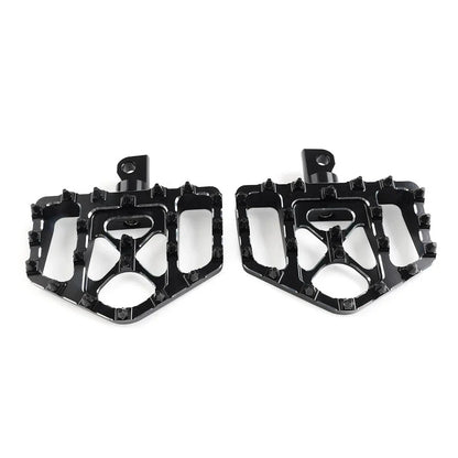 Wide Red Foot Pegs for Harley Touring Sportster Softail Dyna