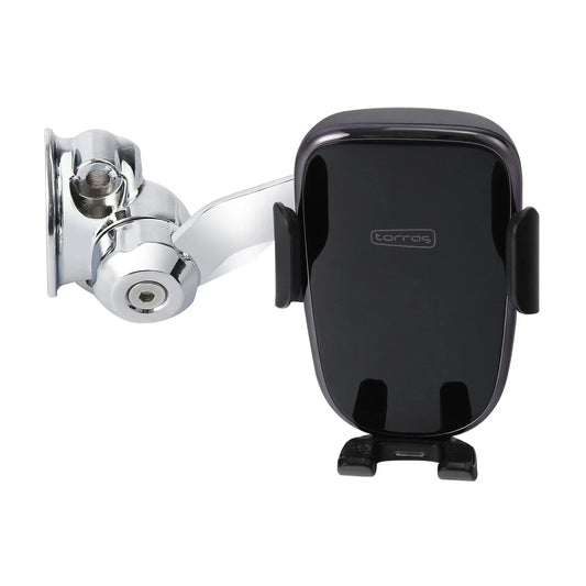 1'' Handlebar Phone Holder Automatic Clamping Charger for Harley Touring Dyna