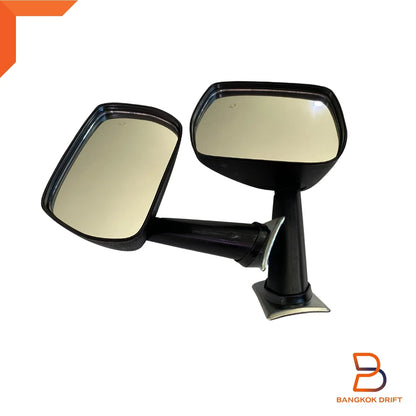 Black Wing Fender Side Mirrors for Honda Civic (1984-1991)