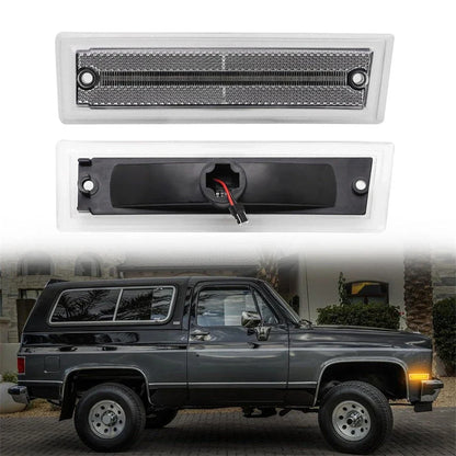 LED Side Marker Lights for Chevy C10 C20 C30 K10 K20 K30 K5 Suburban (1973-1987)