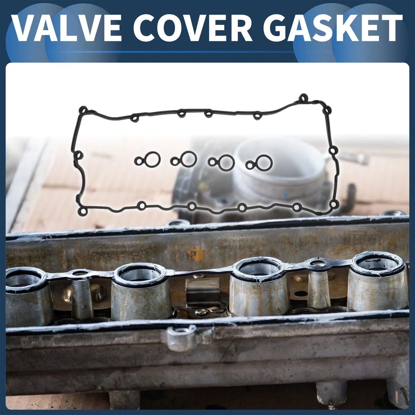 Valve Cover Gasket Set   - Cylinder Head Seal 1 Set