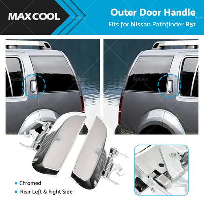 Rear Outer Door Handle Chrome  for Nissan Pathfinder (2005-2013)