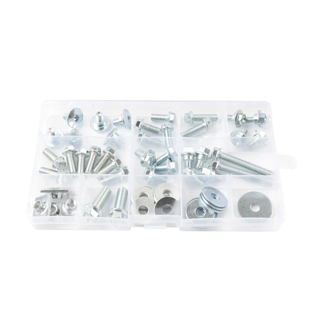 62pc Body Bolt Fasteners Kit for Honda CR125R CR250R (1987-1997)