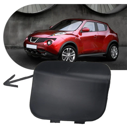 Black Front Bumper Tow Hook Eye Cap Cover for Nissan Juke (2011-2014)