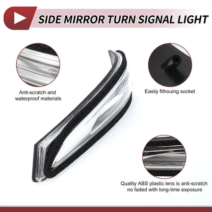 Car Mirror Turn Signal Light for Hyundai Accent (2011-2014) Left LED