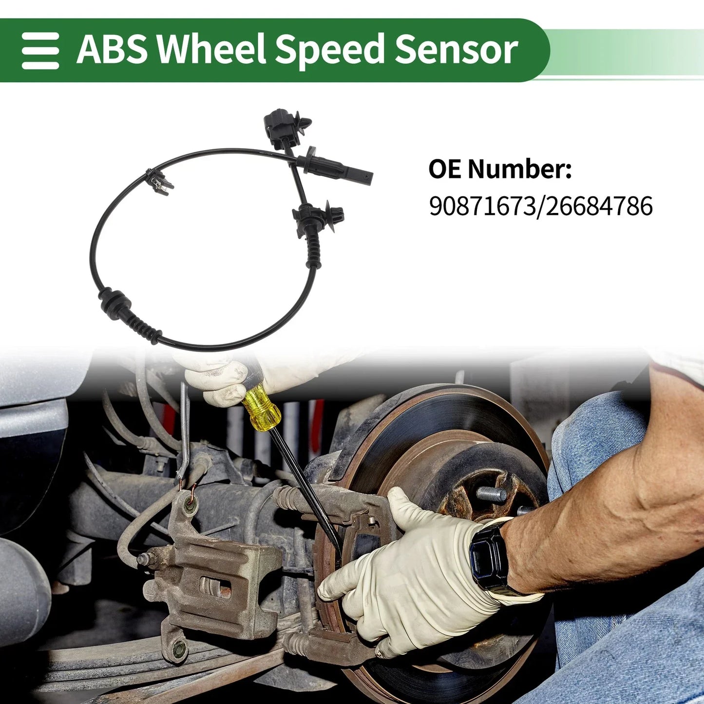 ABS Wheel Speed Sensor for Chevrolet Sail 3 (2015-2020) Rear Left