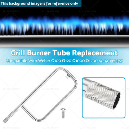 Burner Tube for Weber Q100 Q120 Q1000 Q1200