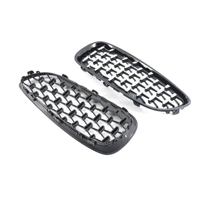 Diamond Style Front Bumper Kidney Grilles for BMW Z4 (2009-2016)