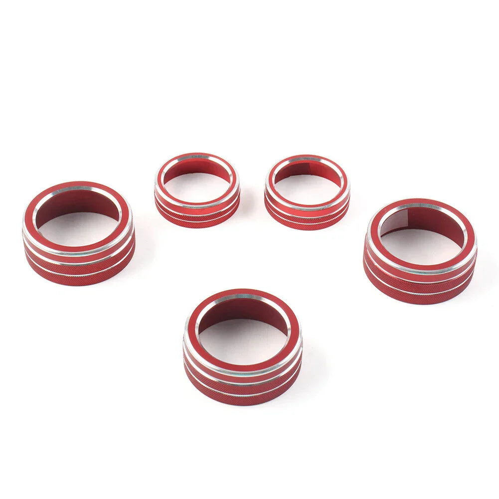Control Switch Knob Ring Cover Trim for Honda Accord 2018-2022 Red