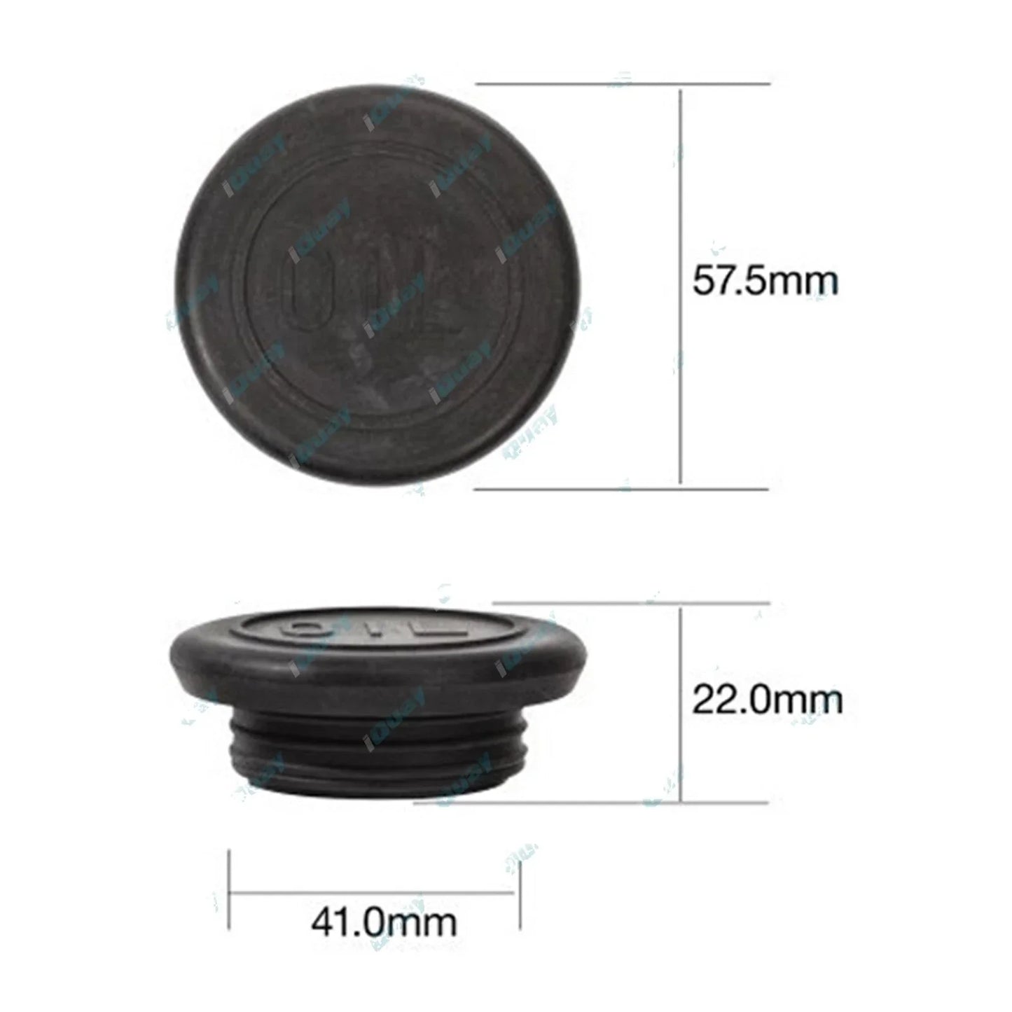 TOC514 - Engine Oil Filter Cap - Rubber push in style - Tridon