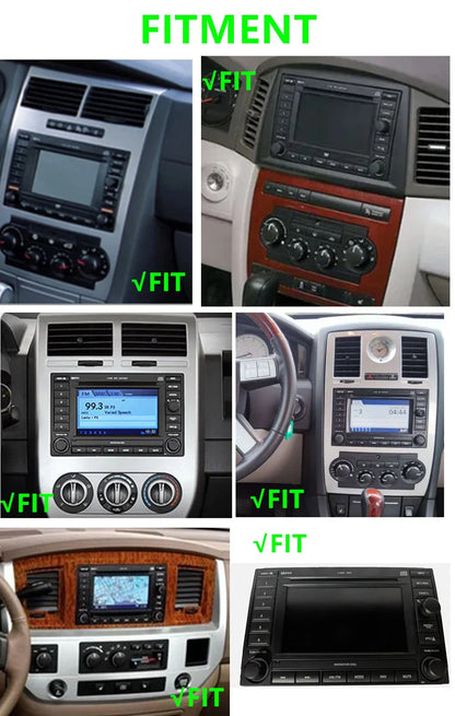 8'' Car Stereo GPS Navigation for Dodge Charger, Jeep Commander (2005-2007)