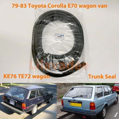 Tailgate Weatherstrip Seal for Toyota Corolla KE70 KE76 TE72 Wagon (1979-1987)