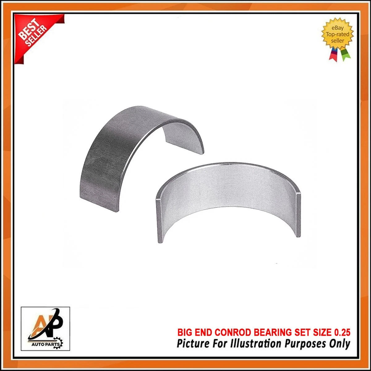 Conrod Bearing Set for Renault 1.2 TCE Grand Megane Clio (2000–2015)