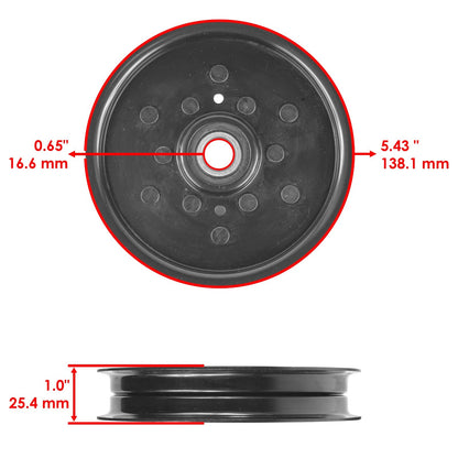 Deck Pulley with Idler Pulley for John Deere Z665 EZtrak Mower (2006–2013)