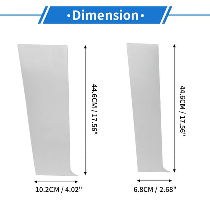4 Pcs Door Pillar Window Trim for Chevy Colorado (2015-2020) Silver Tone