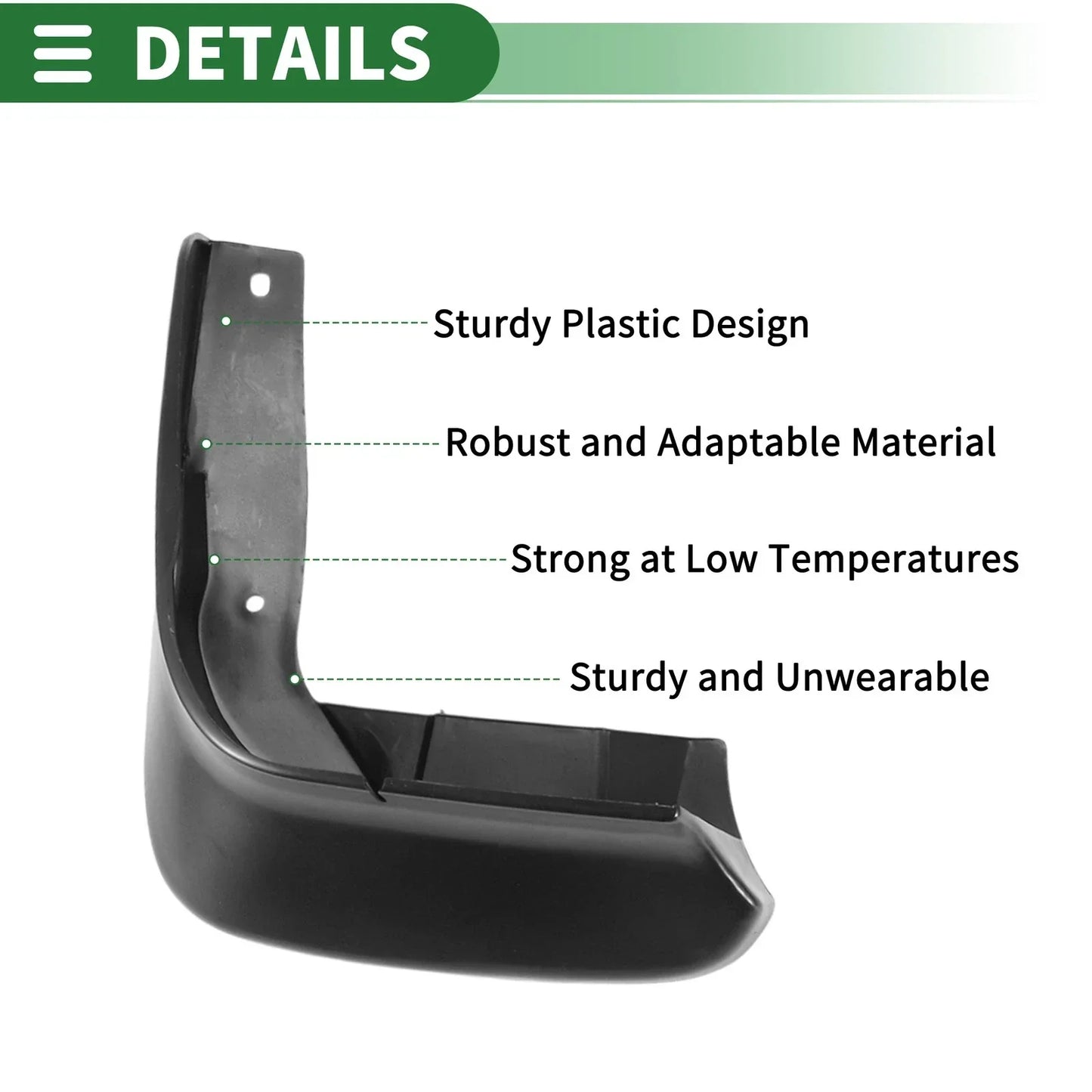 Mud Flaps Splash Guards Front & Rear for Honda Odyssey (2005-2008)