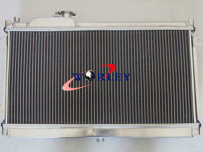 52mm Aluminum Radiator + Shroud + Fans for Mazda Miata MX5 (1990-1997)