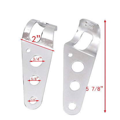 28-36mm Headlight Mount Bracket for Harley Chopper Cafe Racer