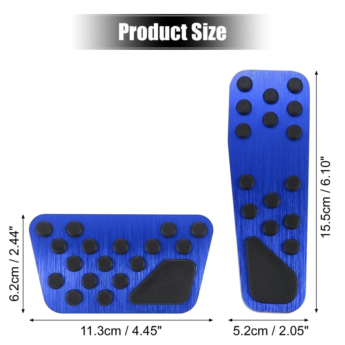 Anti-Slip Brake & Gas Pedal Cover Kit for Dodge Chrysler