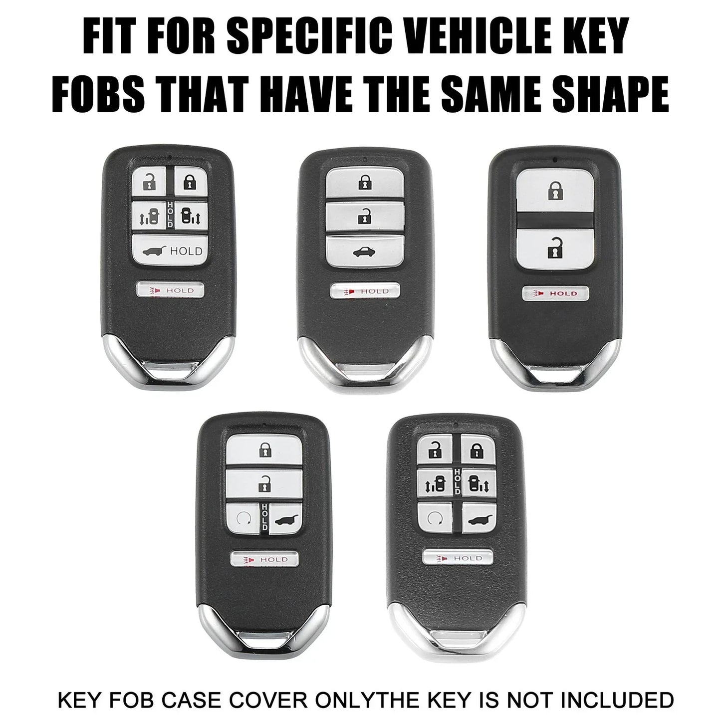Key Fob Remote Control Cover TPU Shell for Honda Accord (2018-2023)