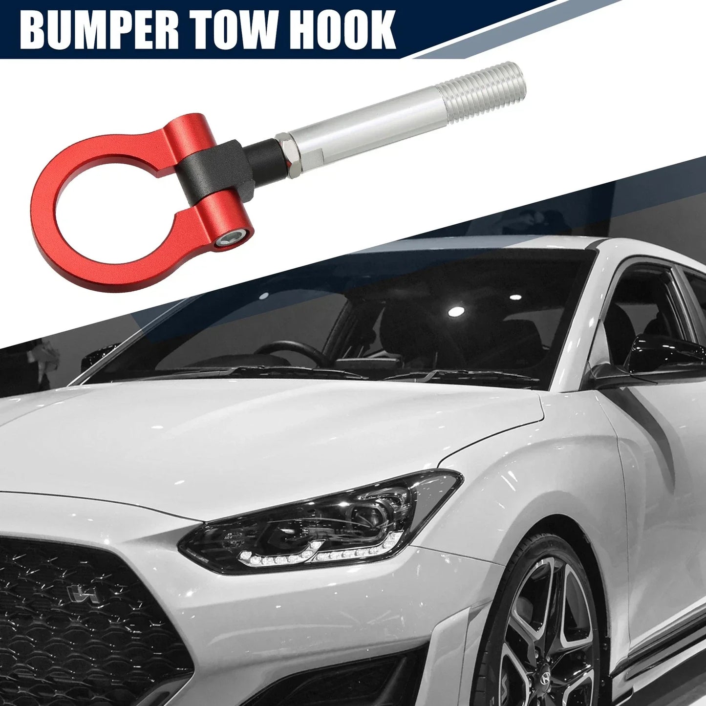 M20x2.5 Front Rear Bumper Tow Hook Screw for Hyundai Veloster (2012-2017)