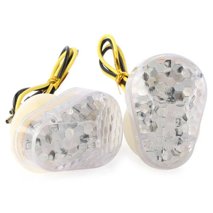 Flush Mount Turn Signal Light 12 SMD LED for Kawasaki Ninja ZX6R ZX9R