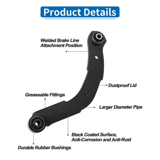 2 x Front Upper Control Arms with Ball Joints for Dodge Durango (2016-2022)