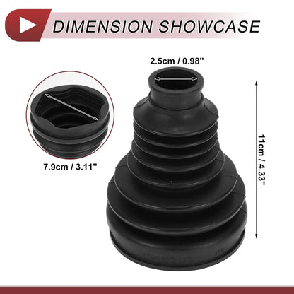Inner CV Joint Boot Kit with Clamps for BMW 320i (2013-2018)