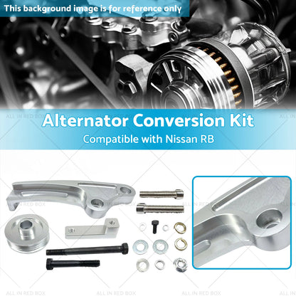 Alternator Bracket Conversion for Nissan LS1 RB GM RB25 RB20 RB26