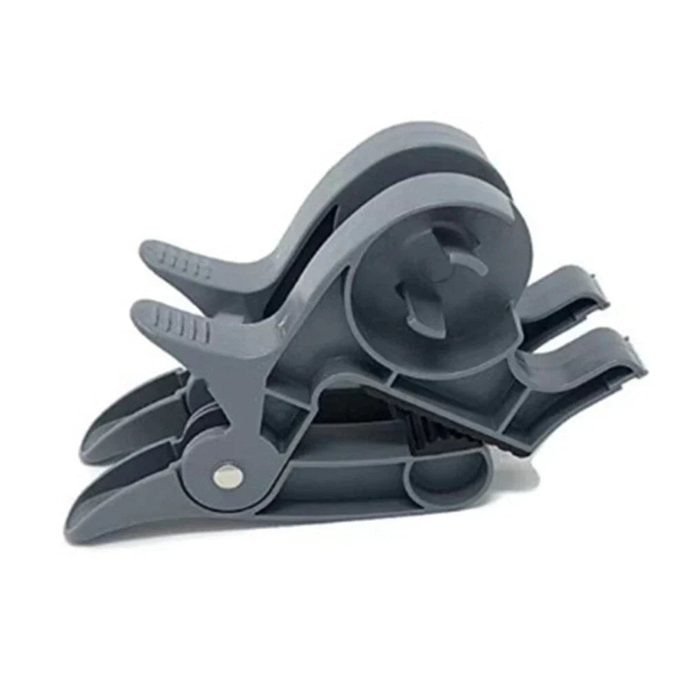 Wrapping Paper Clamps with Tape Dispensers for Gift Wrapping - Grey