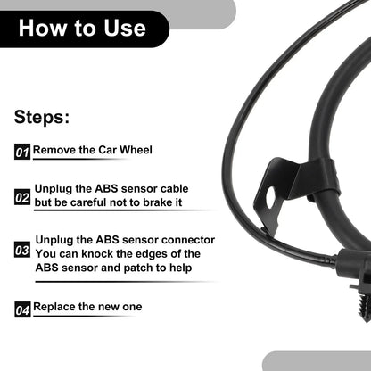 ABS Wheel Speed Sensor Kit for Dodge Journey (2009-2020) - 1 x Rear Right