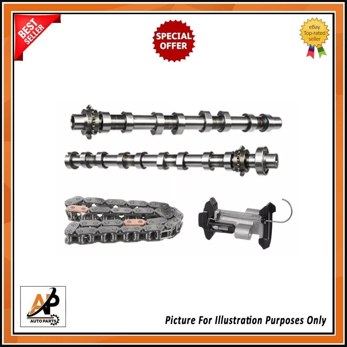 Camshaft Chain Kit with Inlet and Exhaust Camshaft for Peugeot Rifter (2019–2024)
