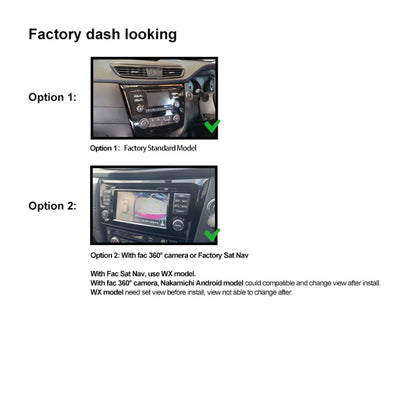 6-64GB Wireless Carplay Android Auto Head Unit for Nissan X-Trail Qashqai (2014-)