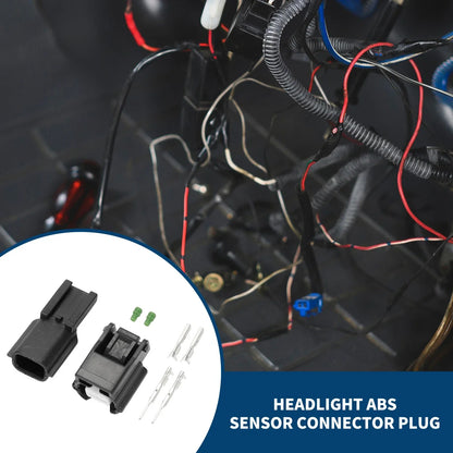 2 x Pin Headlight ABS Sensor Connector Plug for Honda - Clean Wiring Solution