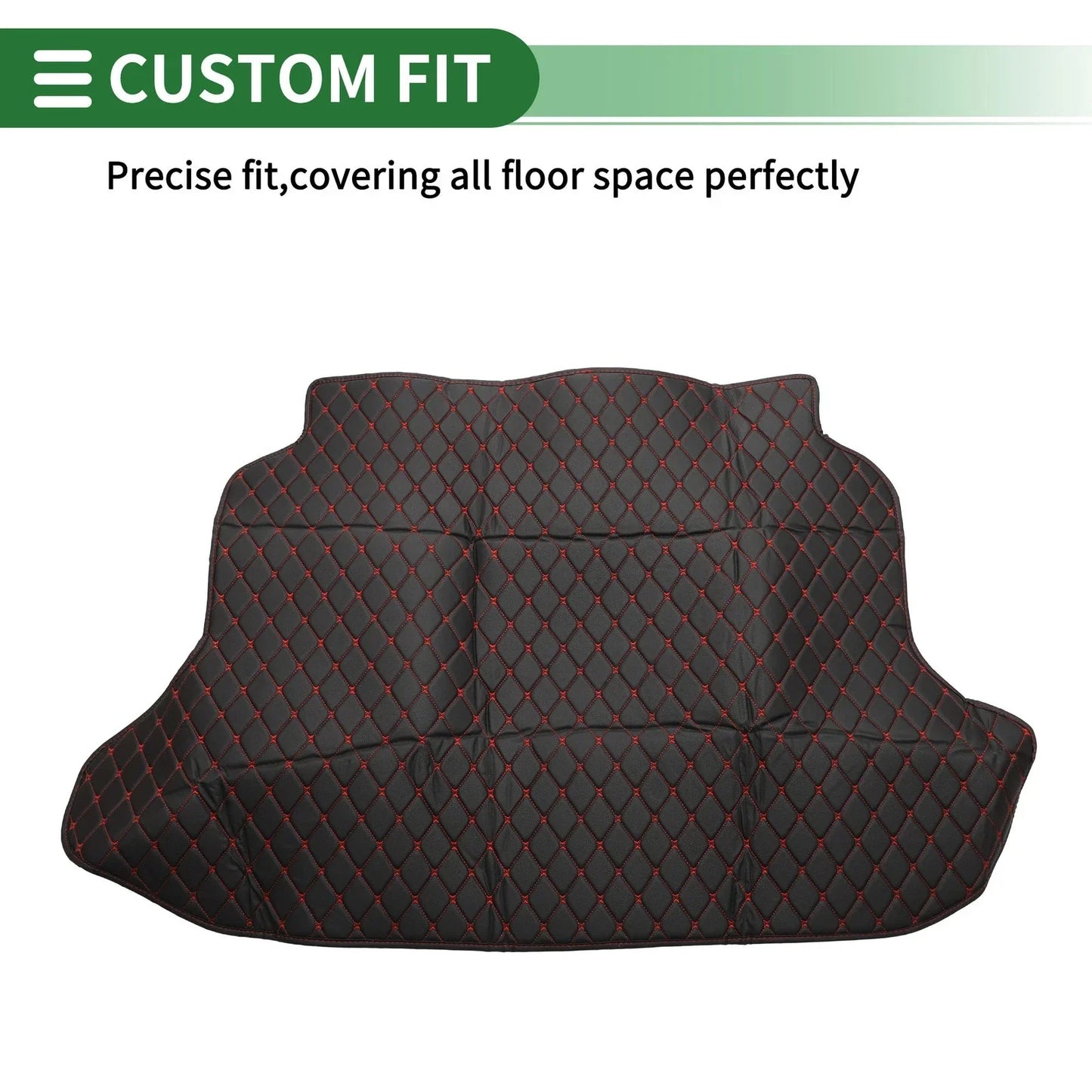 Cargo Liner Trunk Mat for Honda CR-V 2002-2006 3D Diamond Pattern Black