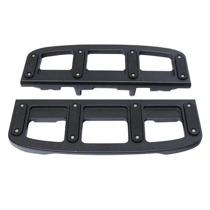 Matte Black Rider Driver Footboard for Harley Fat Boy Heritage Classic (18-24)