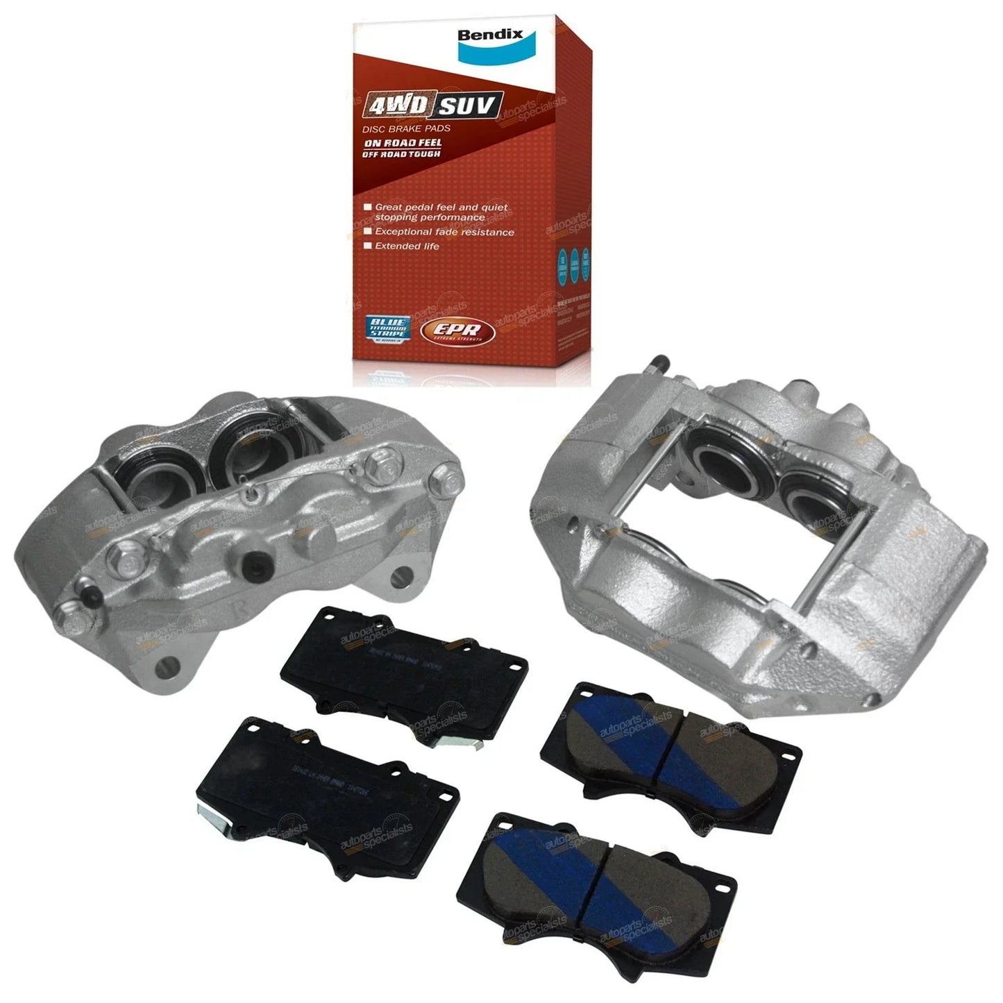 Front Brake Caliper & Disc Pad Set for Hilux GGN25/KUN25/KUN26/TGN26 (2005–2011)
