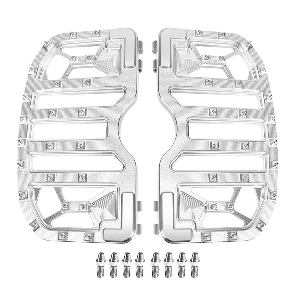 Front Driver Floorboards Foot Pegs for Harley Touring Street Glide (84-17)