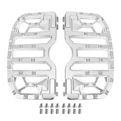 Front Driver Floorboards Foot Pegs for Harley Touring Street Glide (84-17)