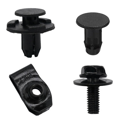 Bolt Fixed Nut Clamps 30pcs for Nissan Qashqai Engine Undertray