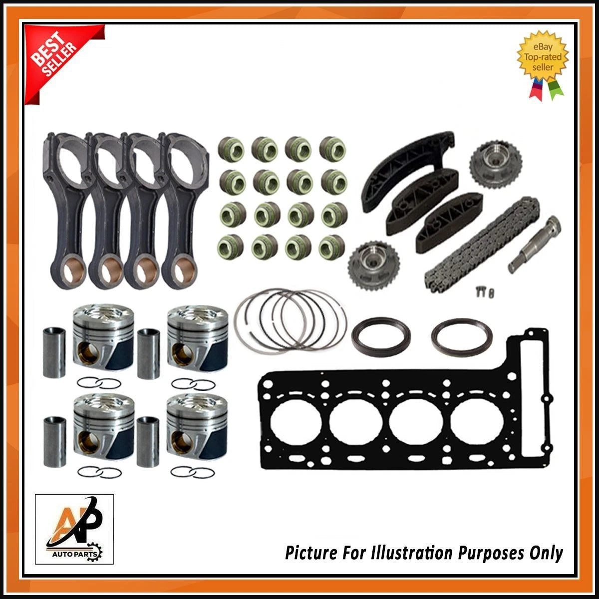 Engine Timing Chain Kit Replacement for Mercedes Sprinter OM651 (2010–2018)